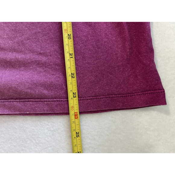 Chico's Floral Ombre Short Sleeve Embroidered Embellished Top Boho Y2K Purple‎ M - Picture 6 of 8